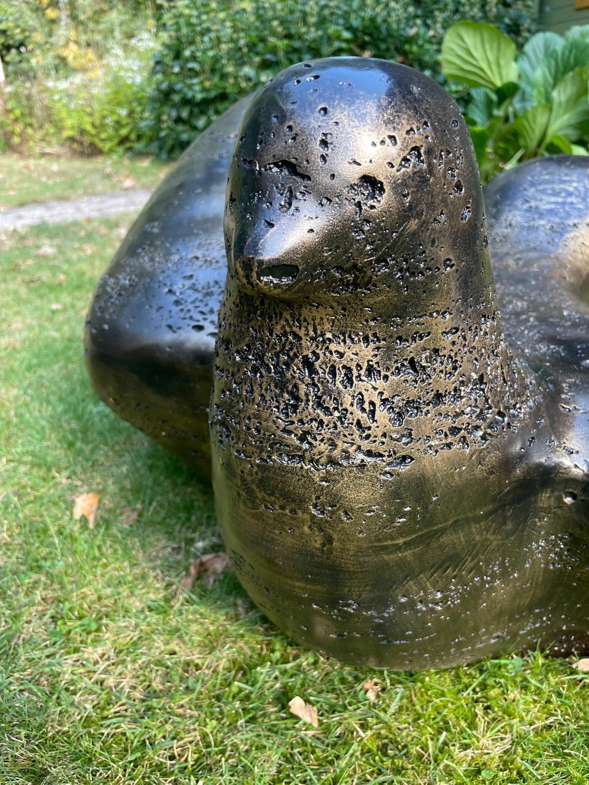 Tuinbeeld vogel, tuin, duif, zwaluw, vijver 80 cm
