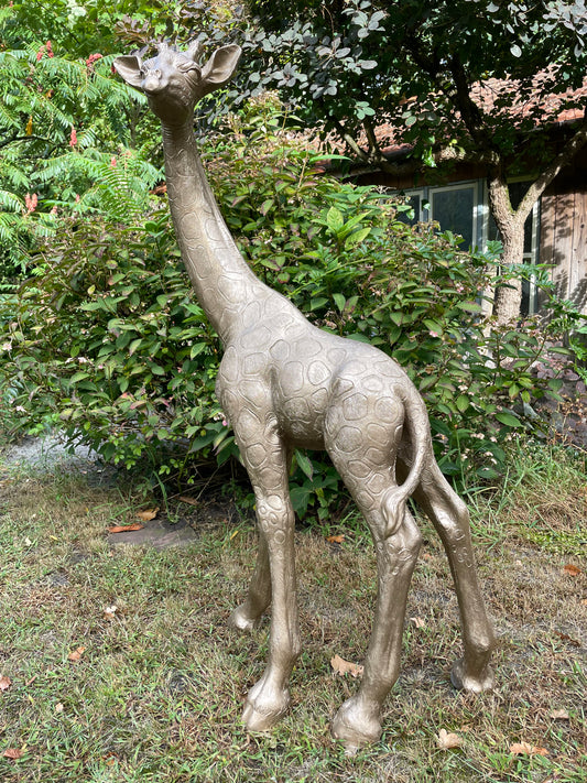 Grote Giraffe Tuinbeeld – Realistisch Dierenbeeld voor Babykamer of Buiten 120cm