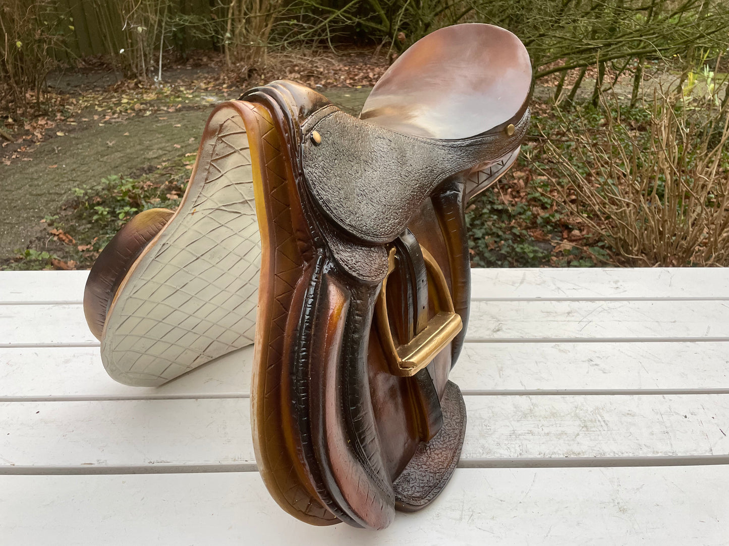 Zadel, paard, manege, tuin, pony, 50cm