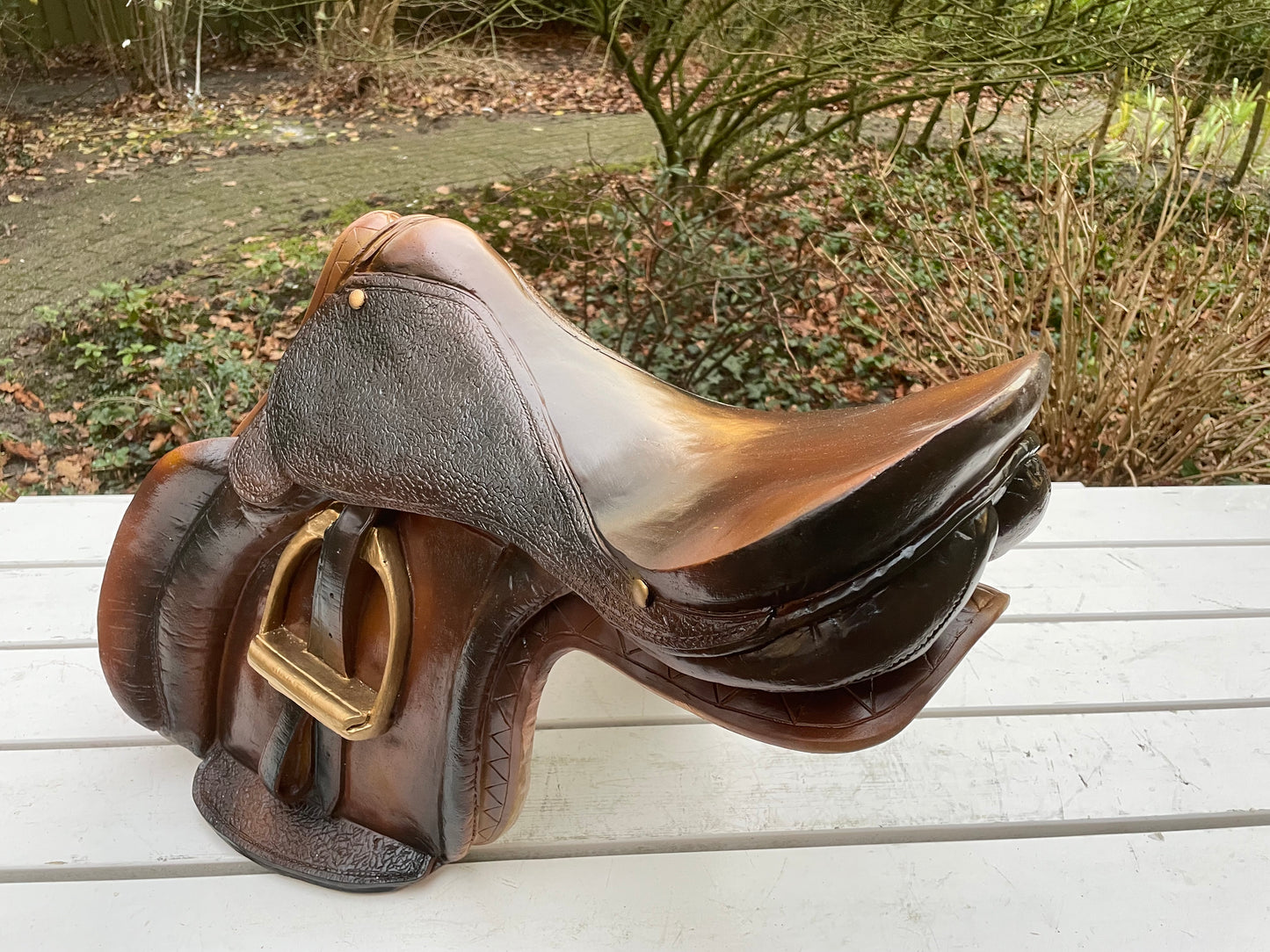 Zadel, paard, manege, tuin, pony, 50cm