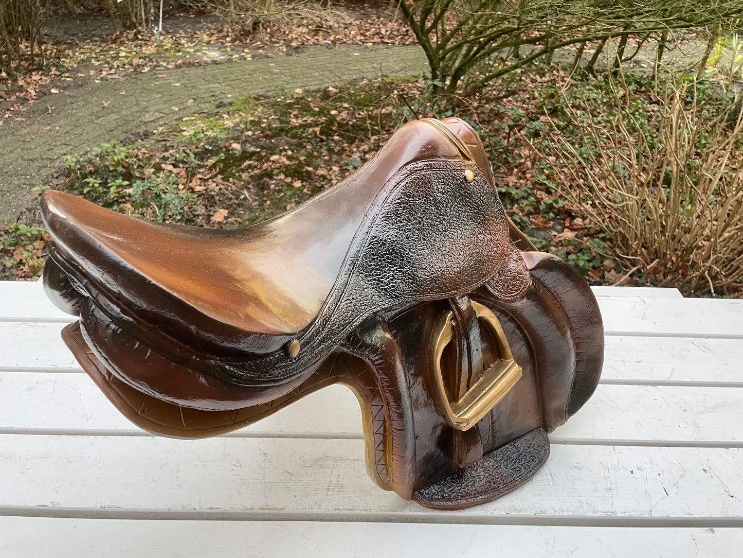 Zadel, paard, manege, tuin, pony, 50cm