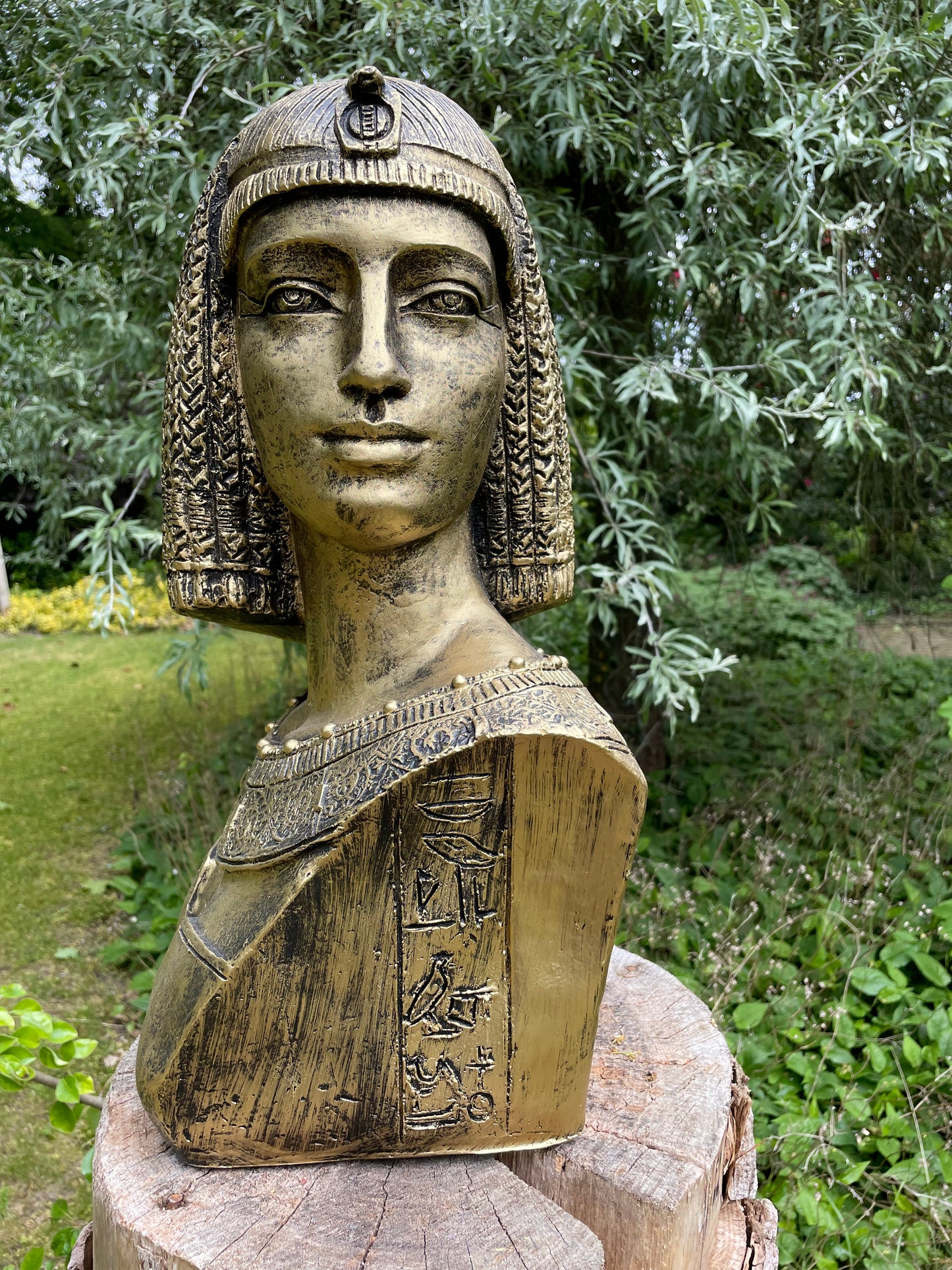 Beeld Cleopatra tuin, vijver, boerderij, dierentuin 50cm