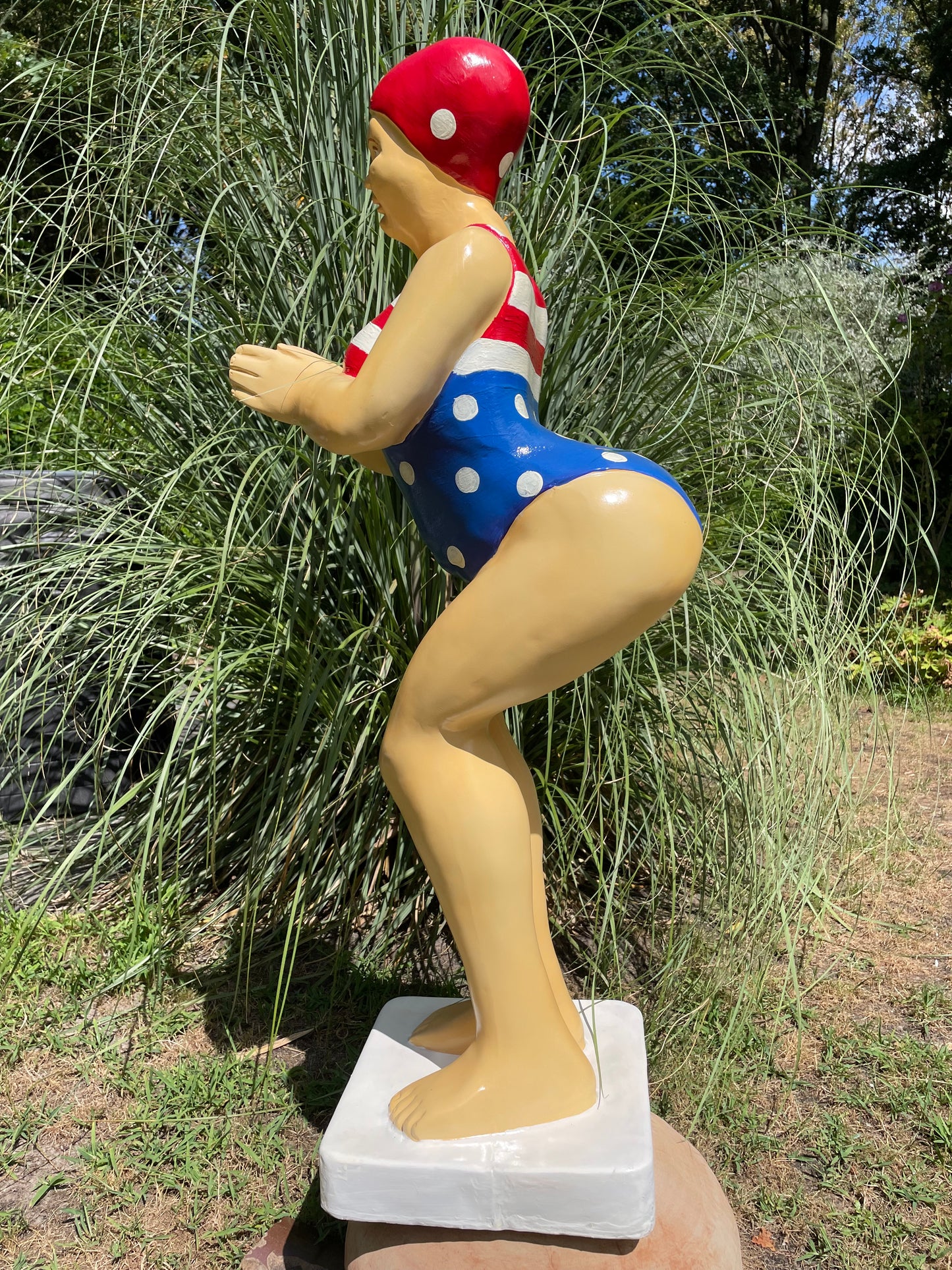 Duikende dame USA jacuzzi tuin, zwembad, vijver 115cm