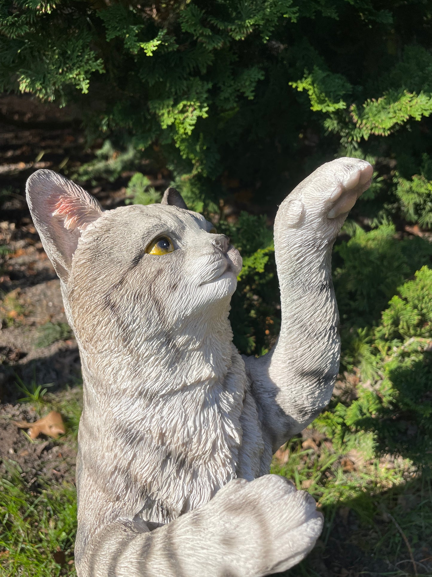 (Tuin)Beeld Poes, kat, tuin, gazon, kitten, boerderij 50cm