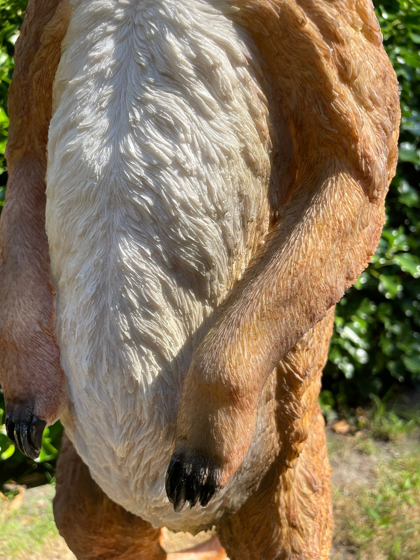 Beeld Stokstaart aap, tuin, vijver, dierentuin 62cm