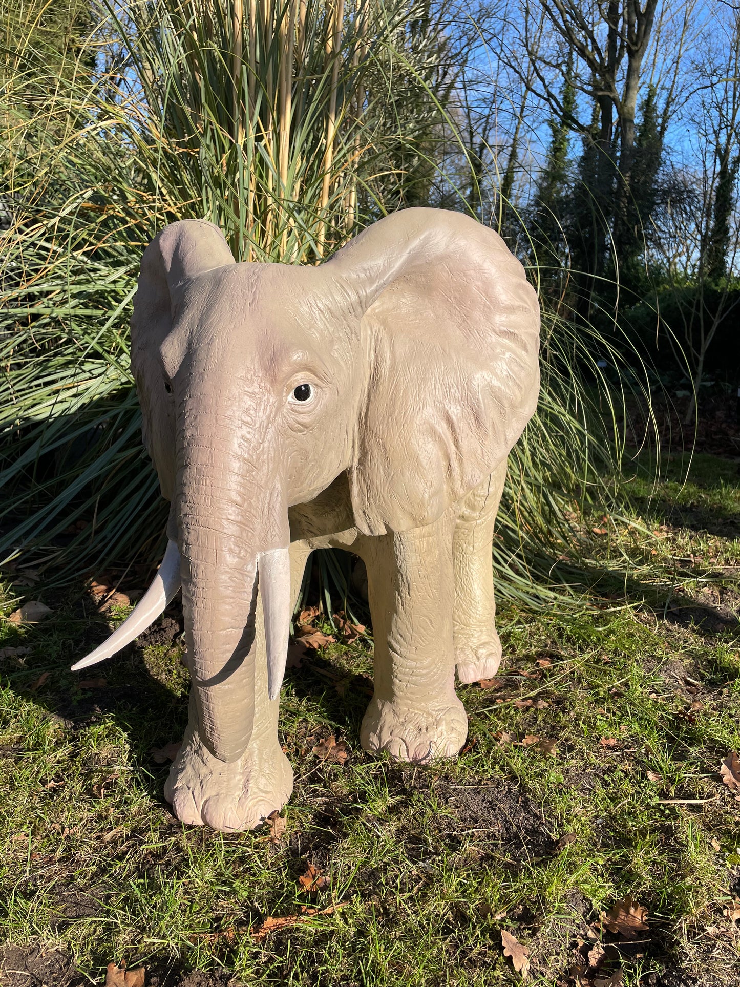 Olifant grijs, tuin, babykamer, zwanger 100 cm