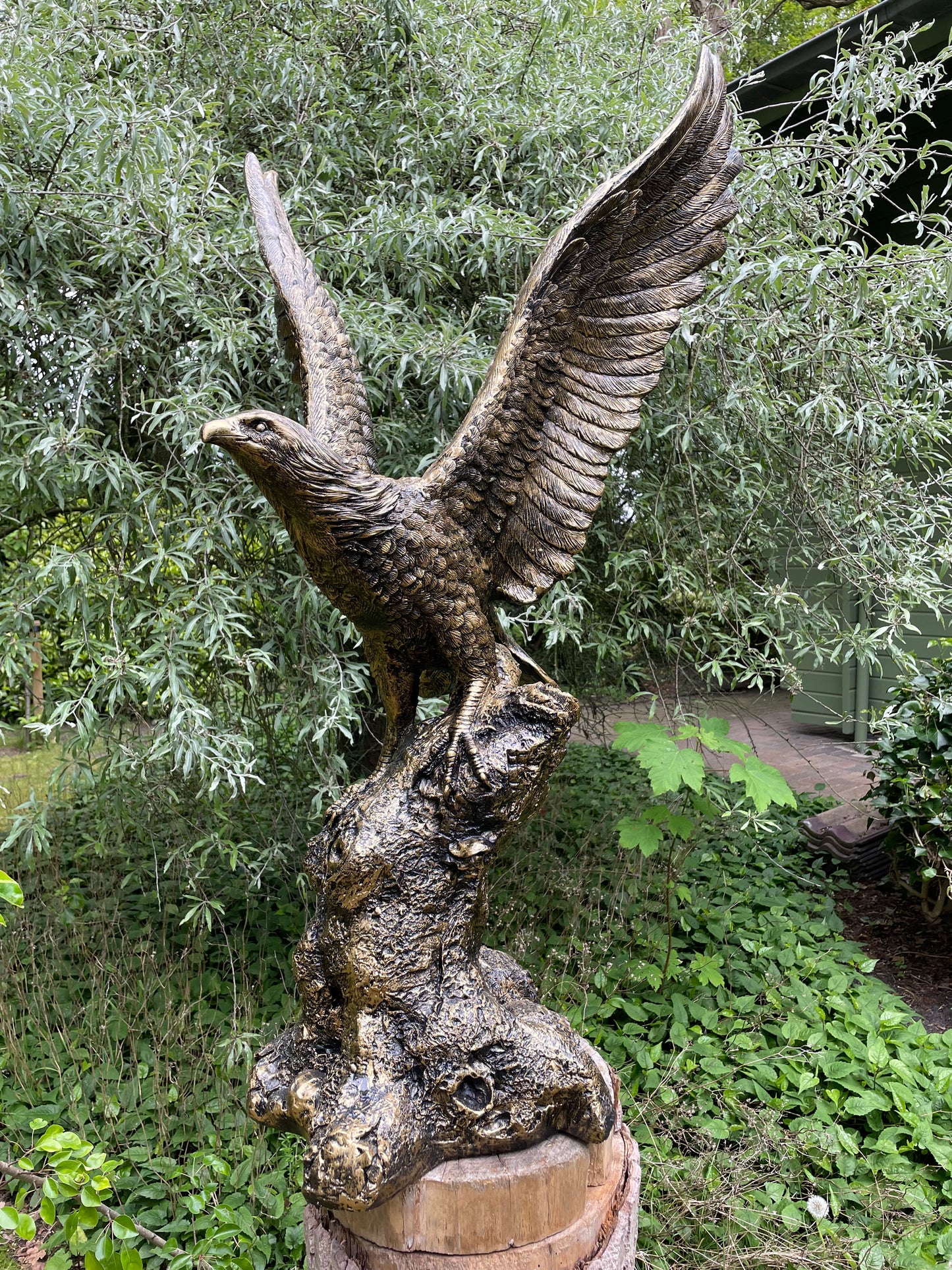 Tuinbeeld Adelaar gazon, tuin, dierentuin, 120 cm