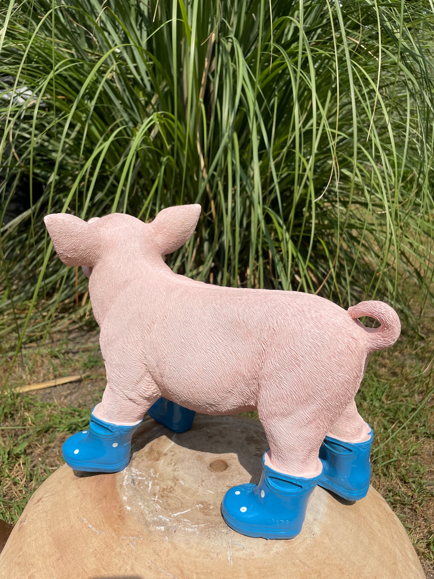 Varken laarsjes staand, kinder, babykamer Blauw 35cm
