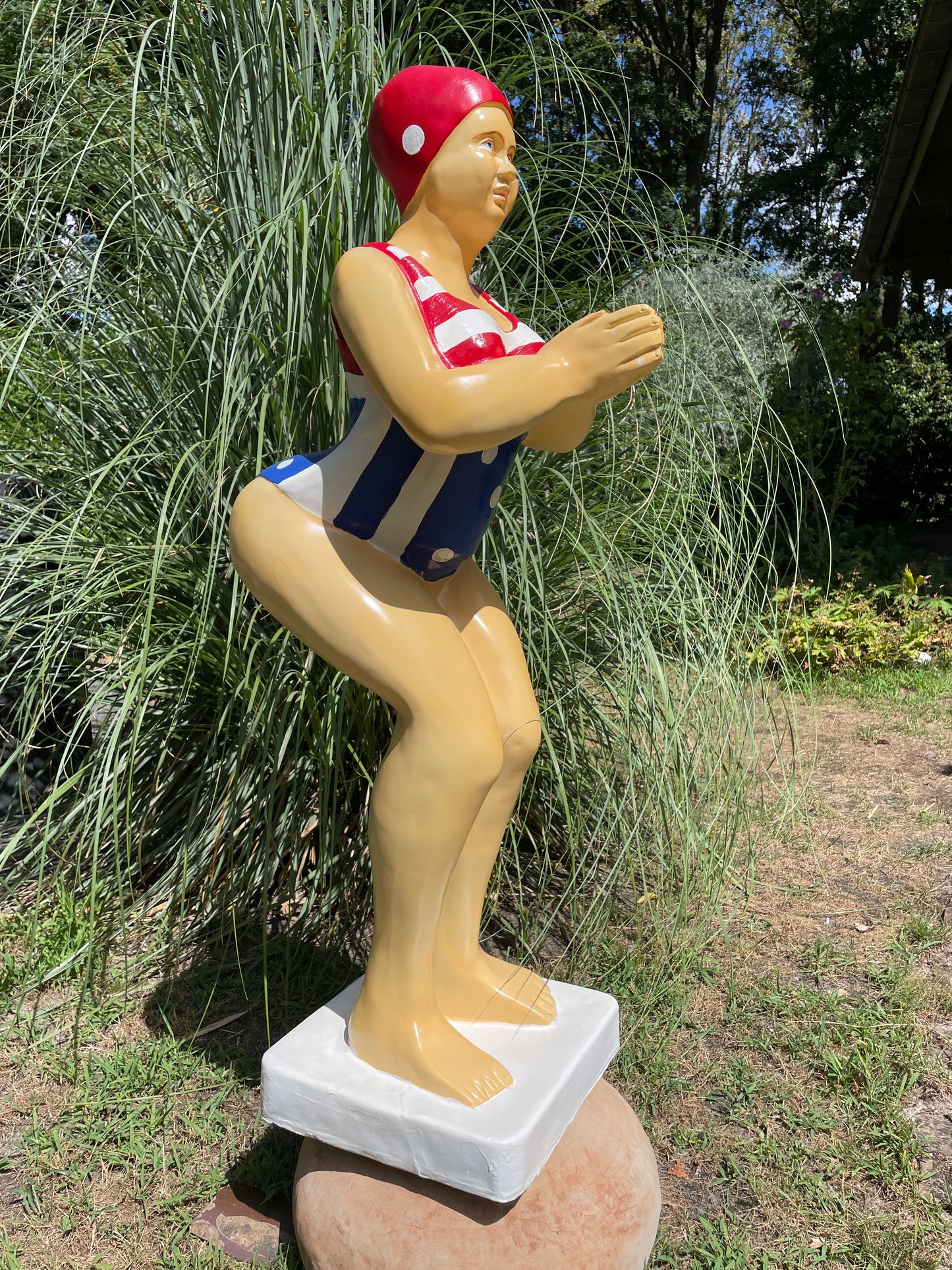 Duikende dame USA jacuzzi tuin, zwembad, vijver 115cm