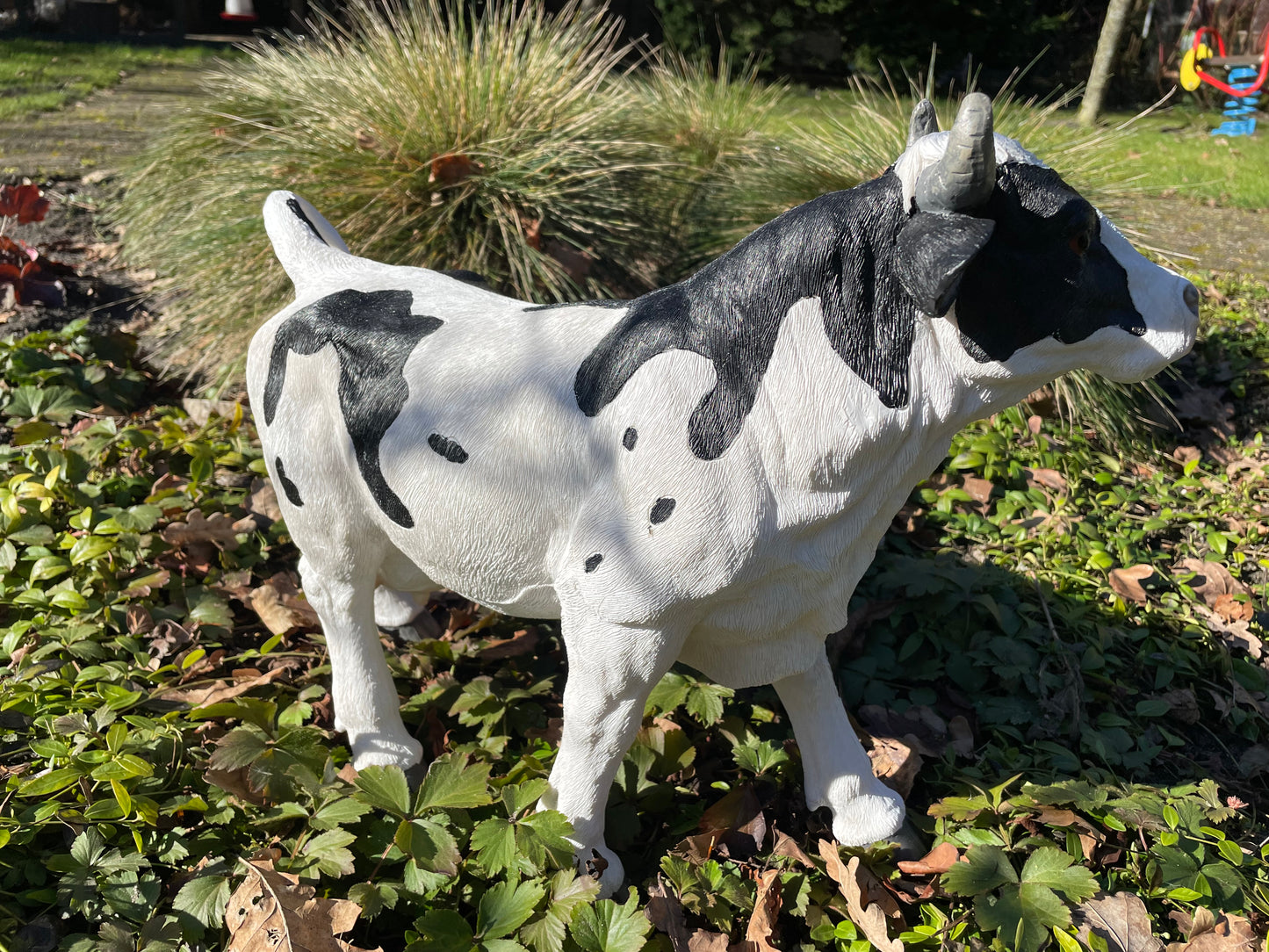 Kalf, koe, boerderij, gazon, tuin, boerderij, 50 cm
