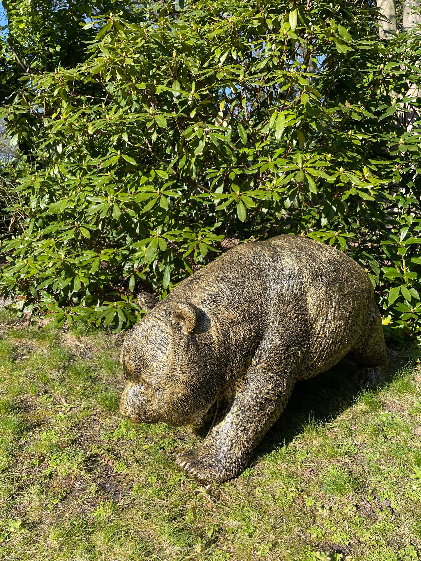 Beeld Panda, pandabeer, gazon, tuin 100 cm