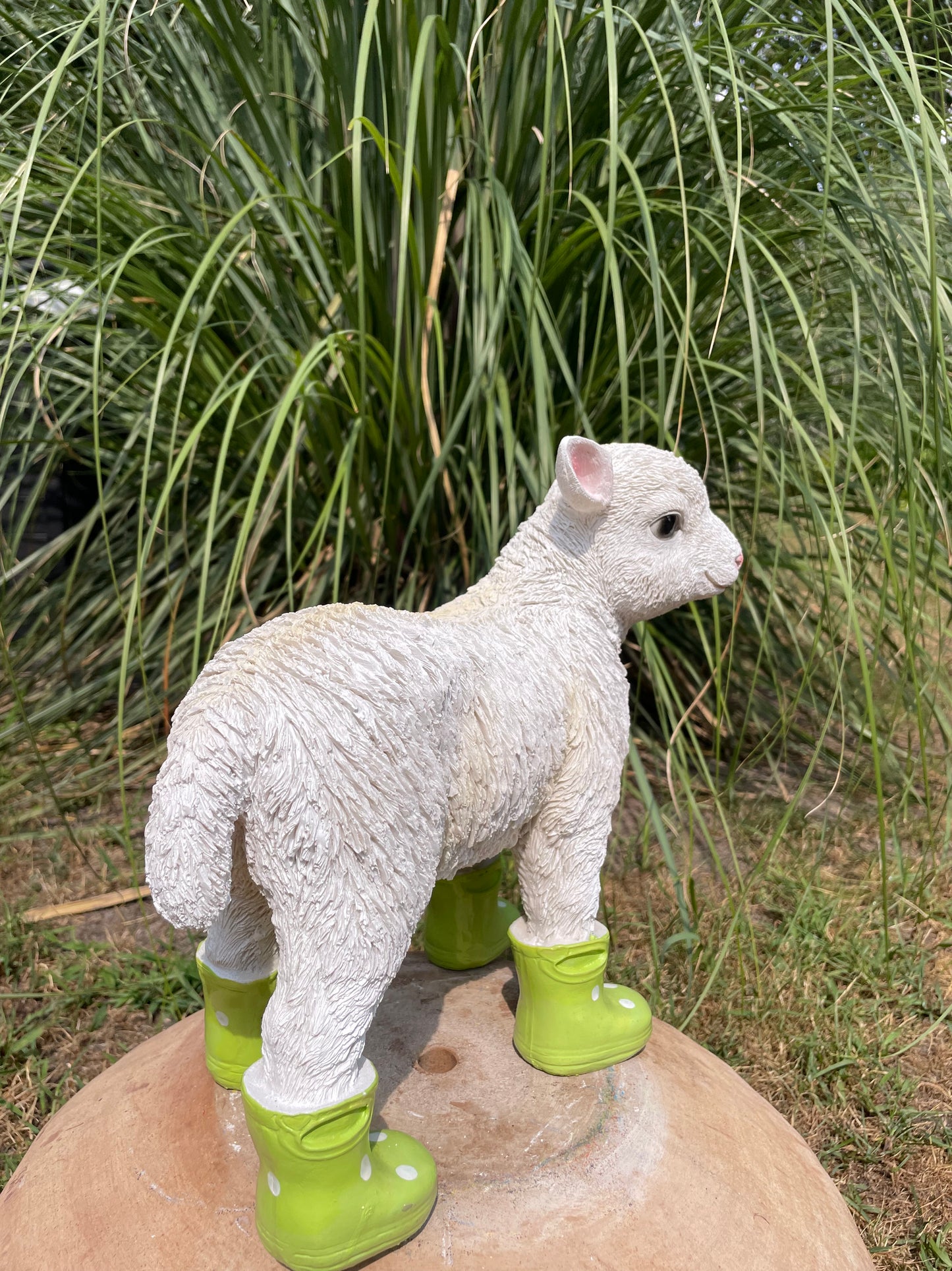 Lammetje laarsjes, boerderij, tuin, Groen 30cm