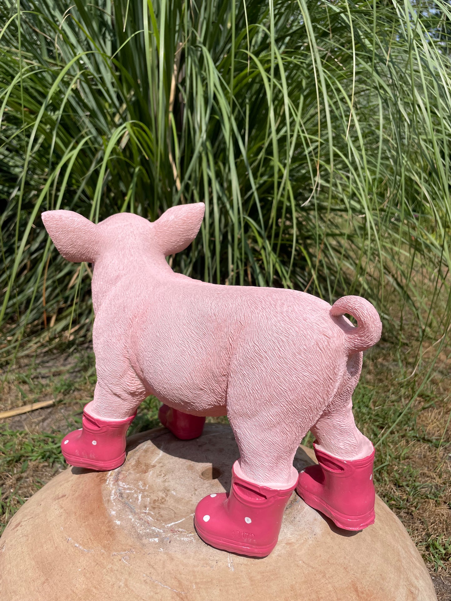 Varken laarsjes staand, kinder, babykamer Fuchsia 35cm