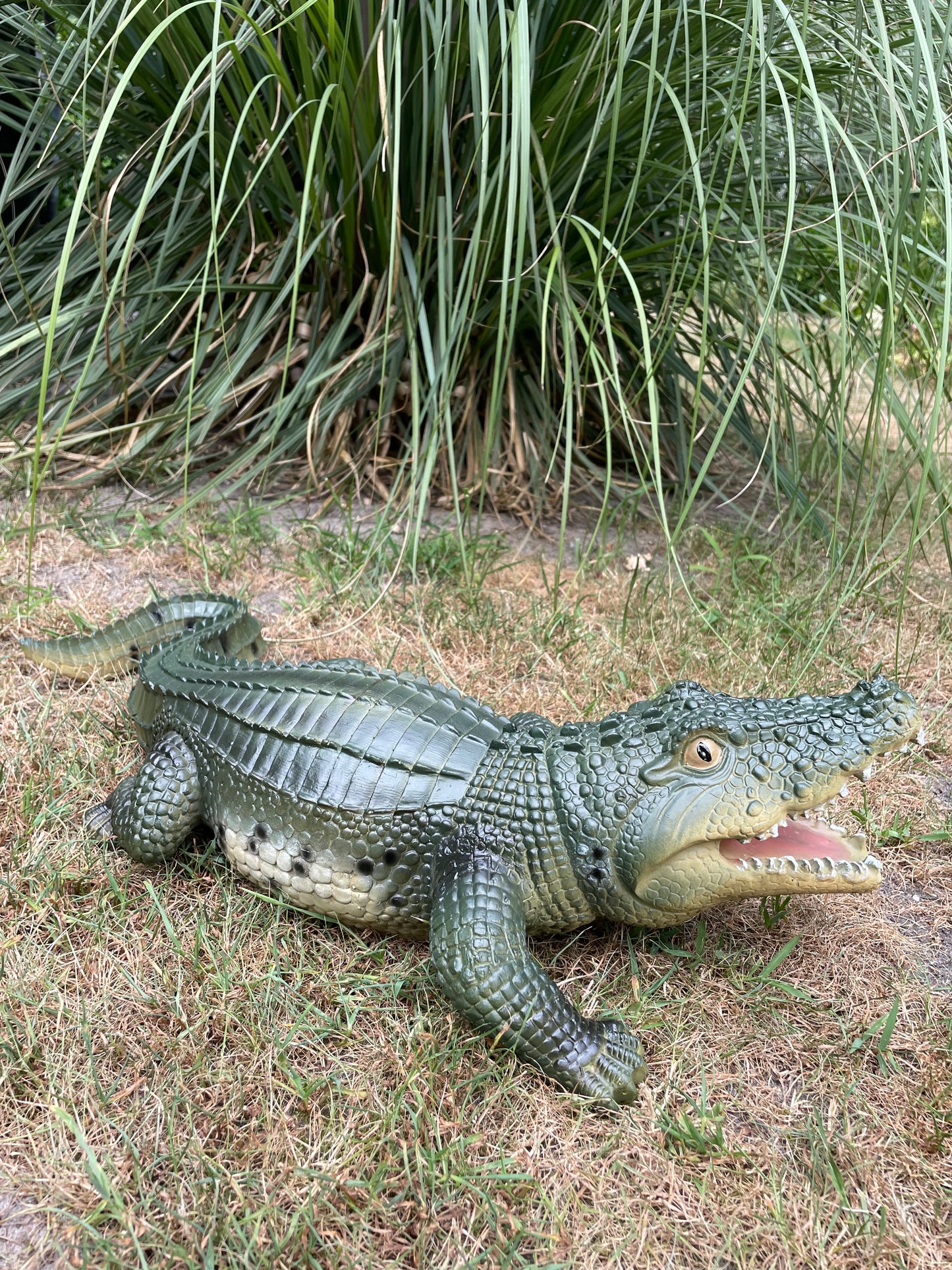 Beeld krokodil tuin, gazon, dierentuin, boerderij 60cm