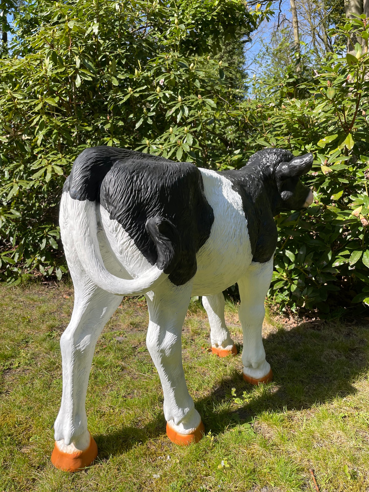 Beeld Koe tuin, vijver, boerderij, dierentuin 105cm