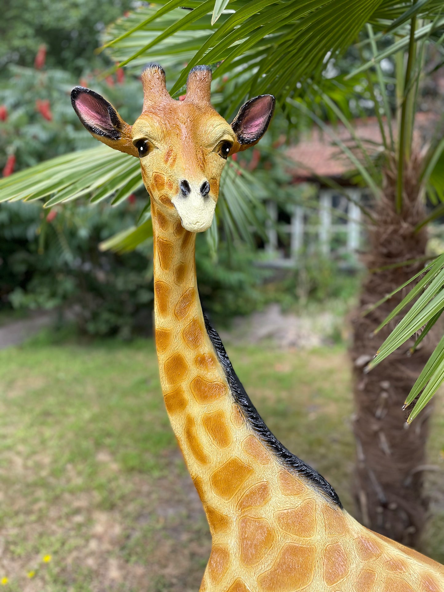 Grote Giraffe Tuinbeeld – Realistisch Dierenbeeld voor Babykamer of Buiten 150cm