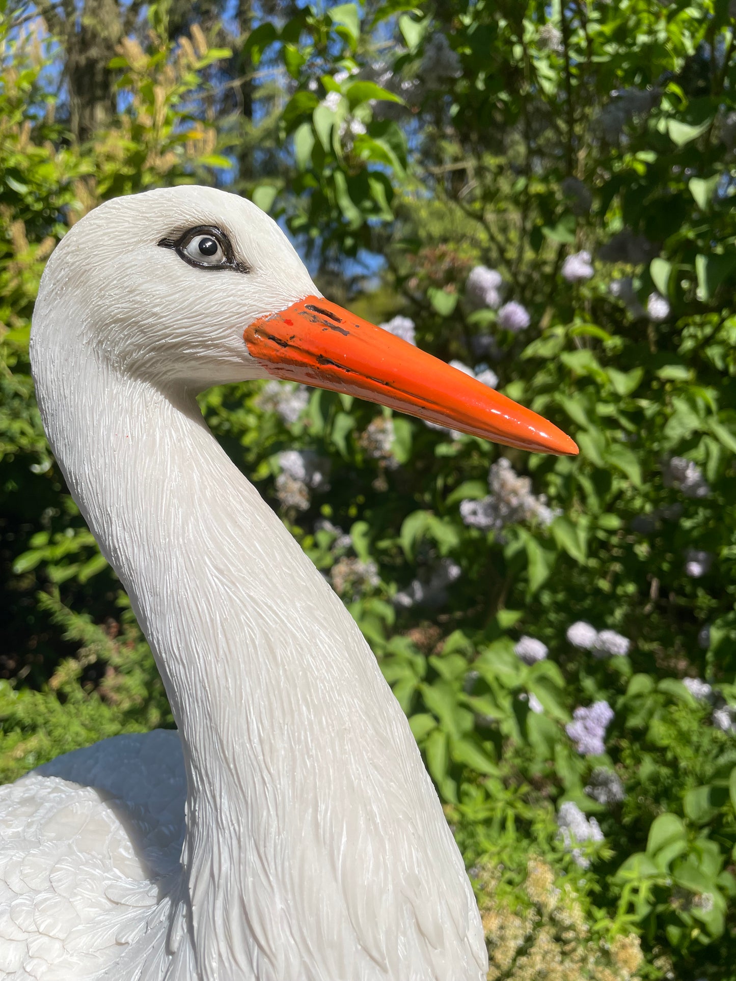 Ooievaar, tuin, boerderij, vijver, dierentuin 80cm