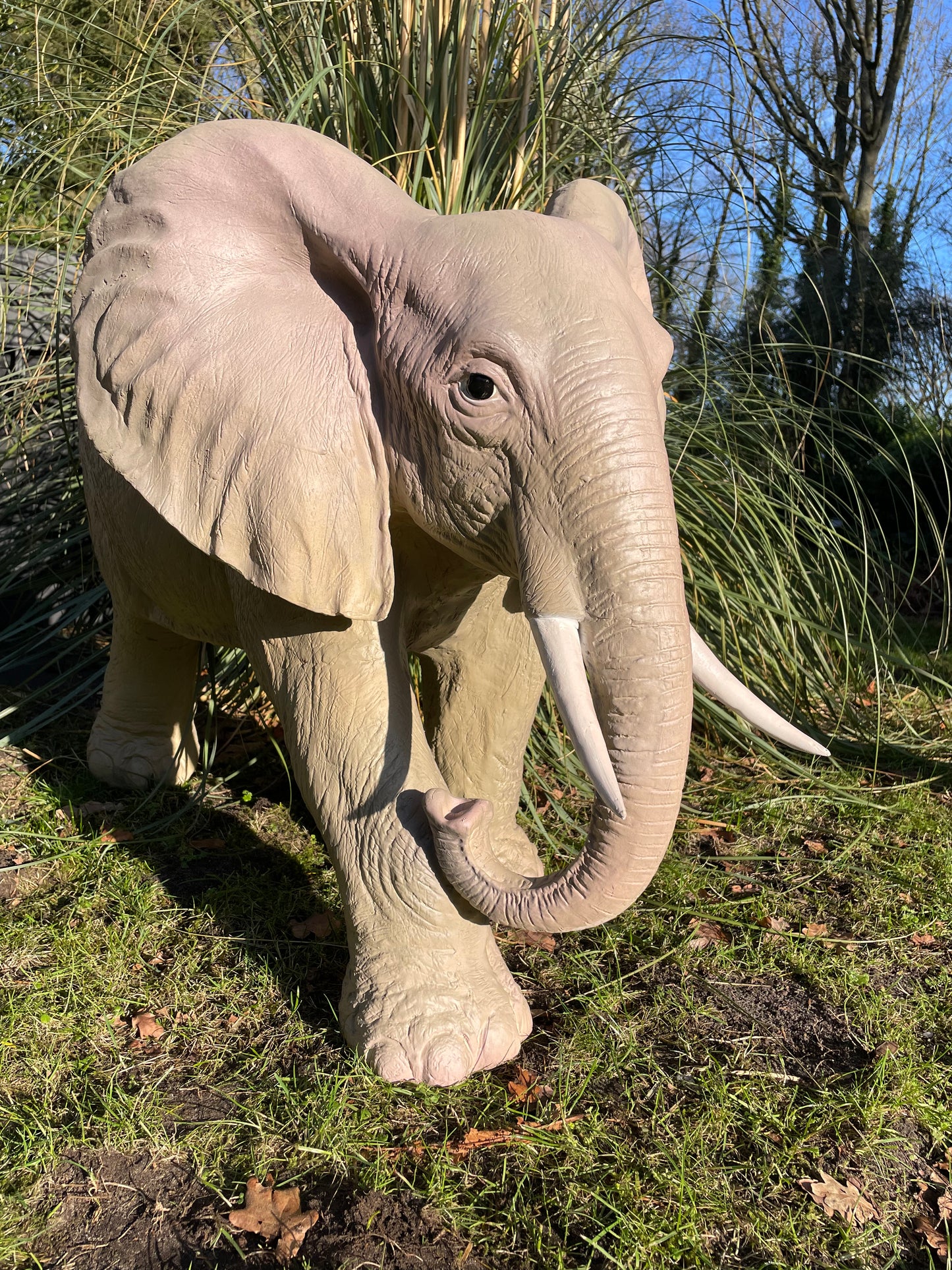 Olifant grijs, tuin, babykamer, zwanger 100 cm