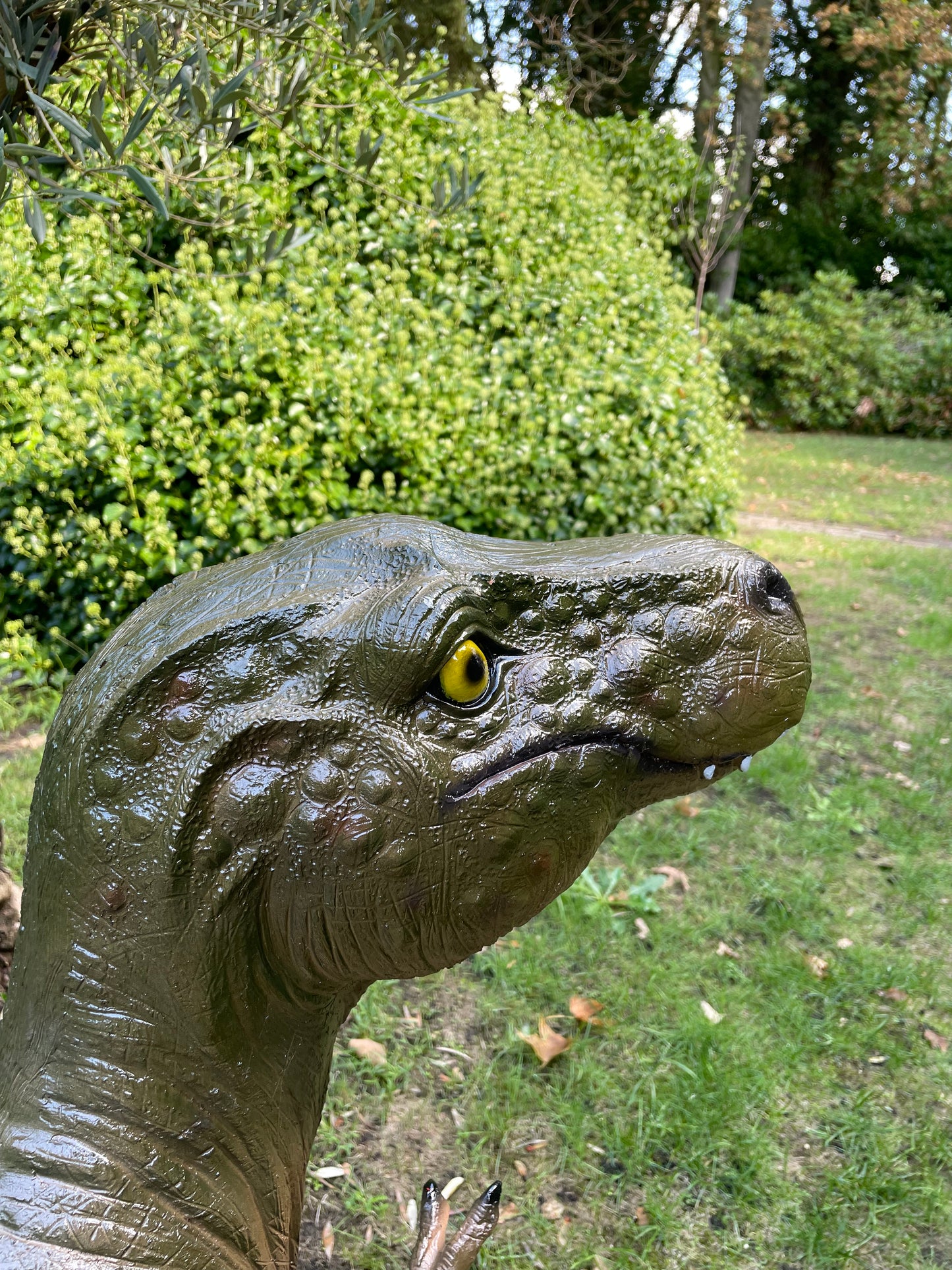 Dinosaurus T-rex groen 125cm