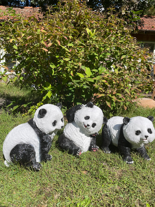 Panda trio 50cm