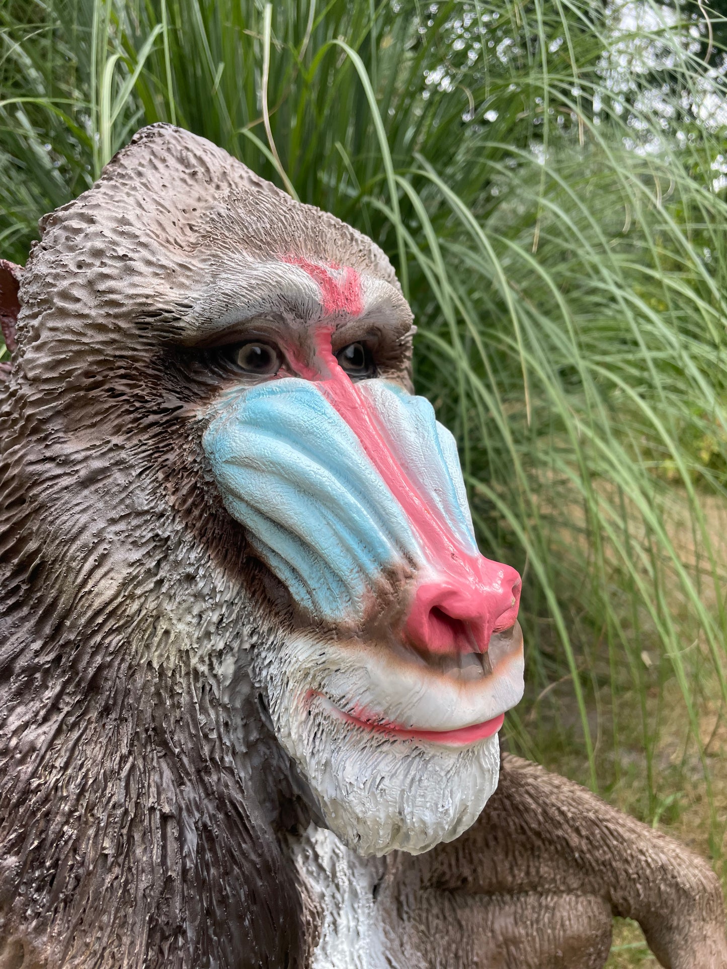 Mandril baviaan aap beeld tuin dierentuin 66cm