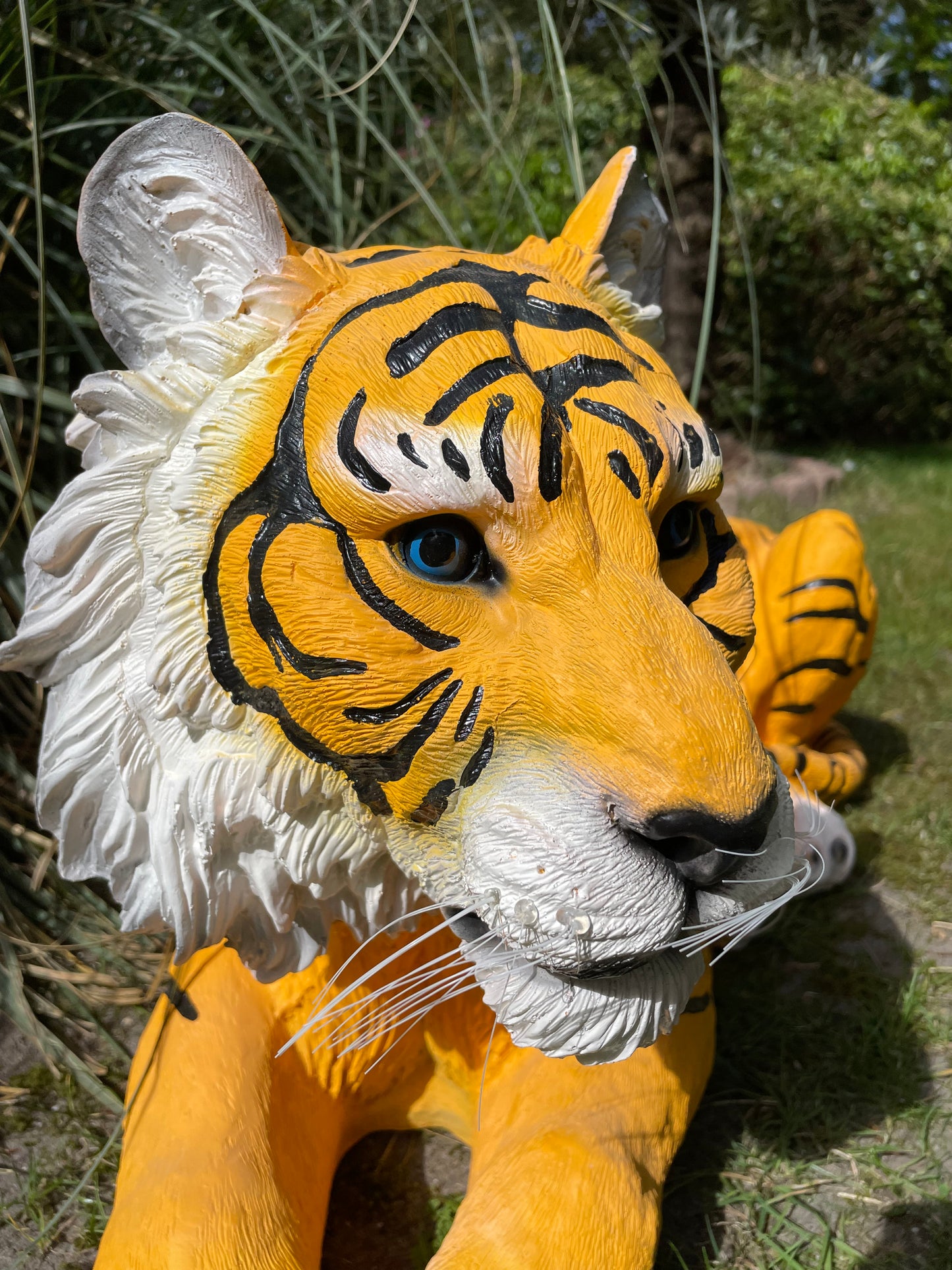 Beeld tijger tuin, gazon, dierentuin, boerderij 85cm