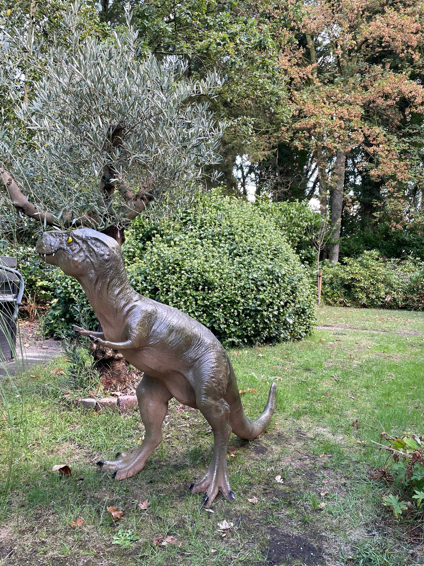 Dinosaurus T-rex groen 125cm