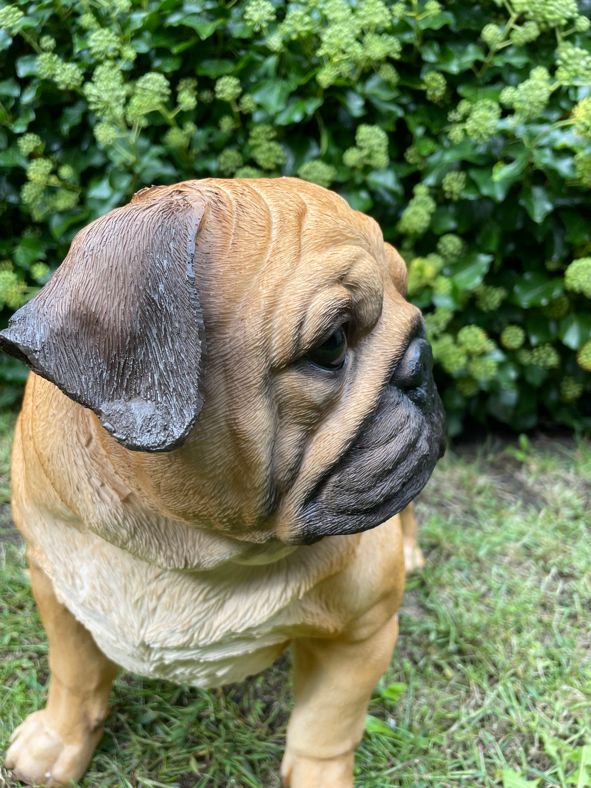 Mops hondje staand 50cm