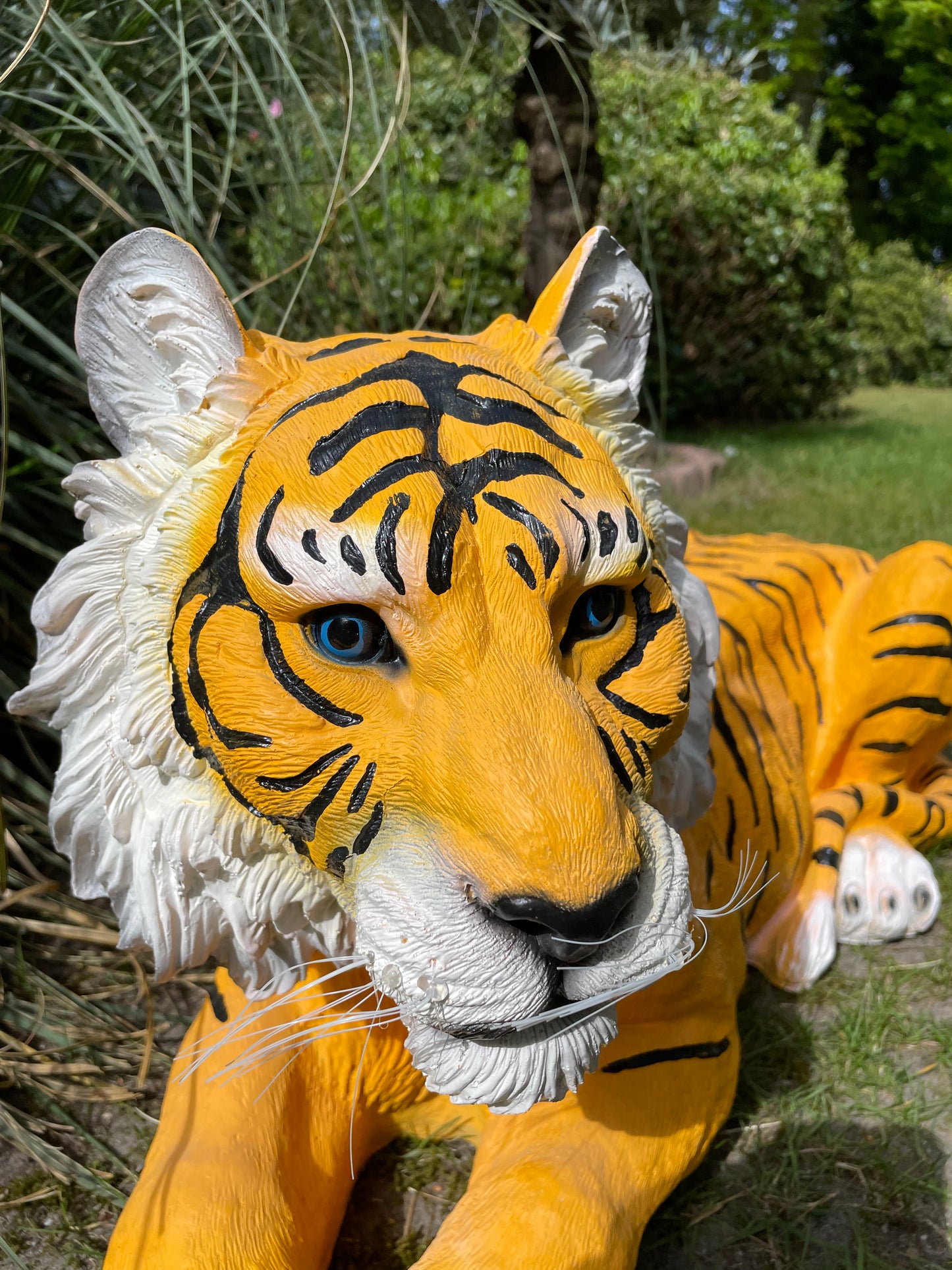 Beeld tijger tuin, gazon, dierentuin, boerderij 85cm