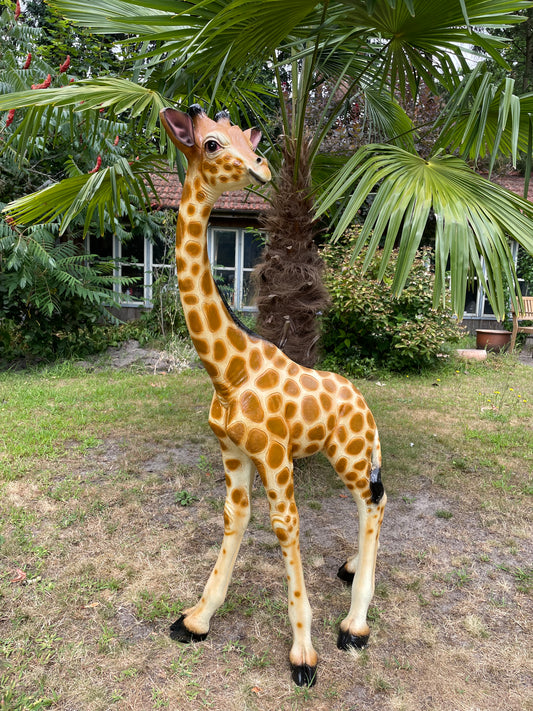 Grote Giraffe Tuinbeeld – Realistisch Dierenbeeld voor Babykamer of Buiten 120cm