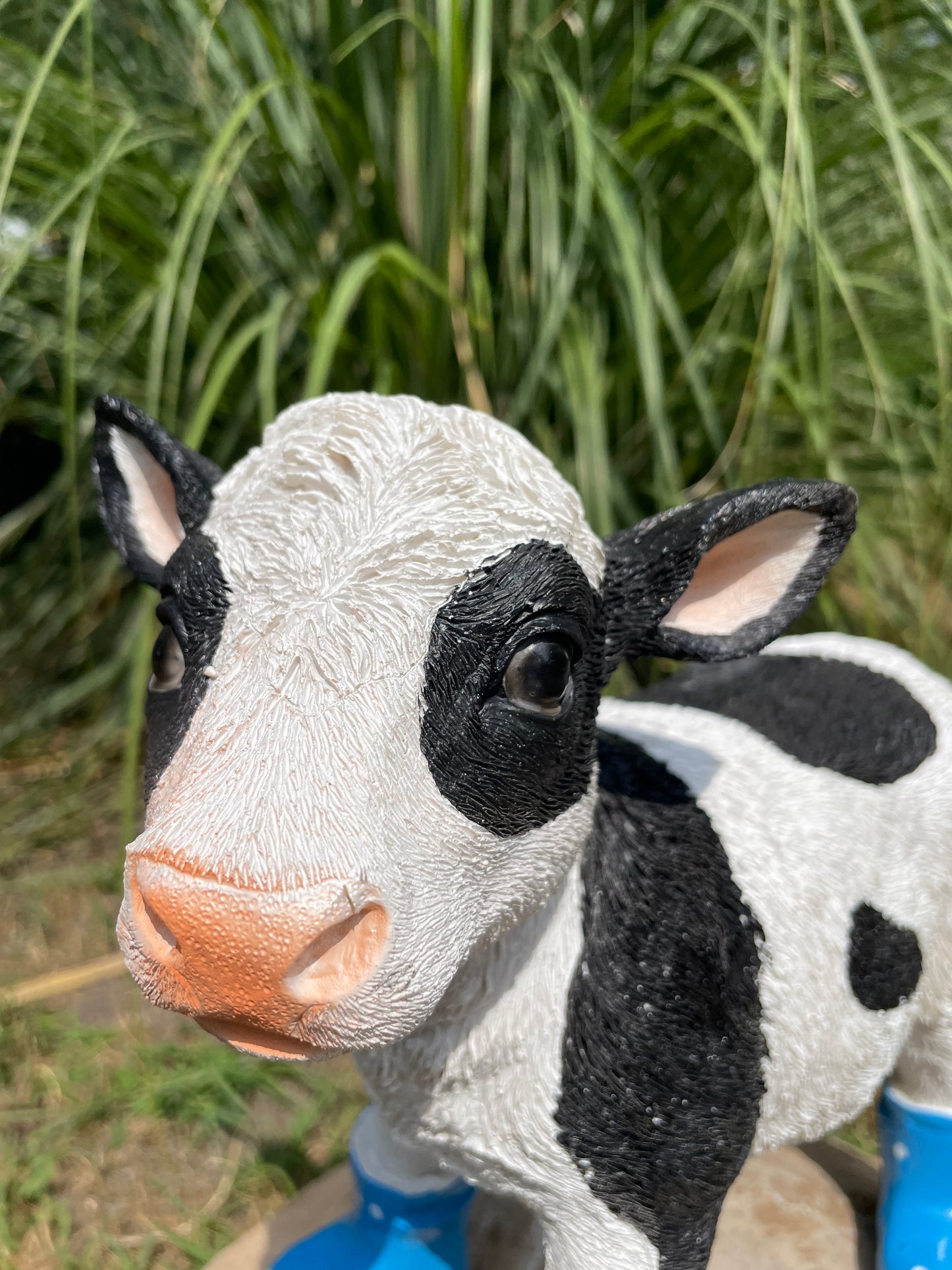 Kalfje laarsjes, boerderij, tuin, Blauw 30cm