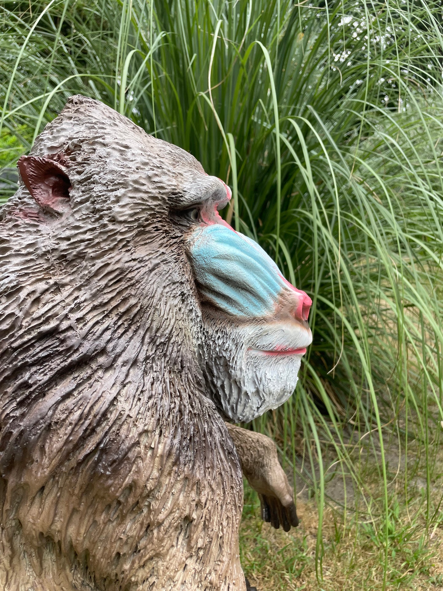 Mandril baviaan aap beeld tuin dierentuin 66cm