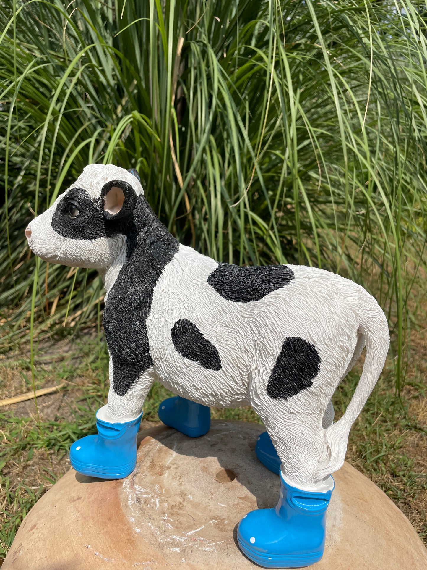 Kalfje laarsjes, boerderij, tuin, Blauw 30cm