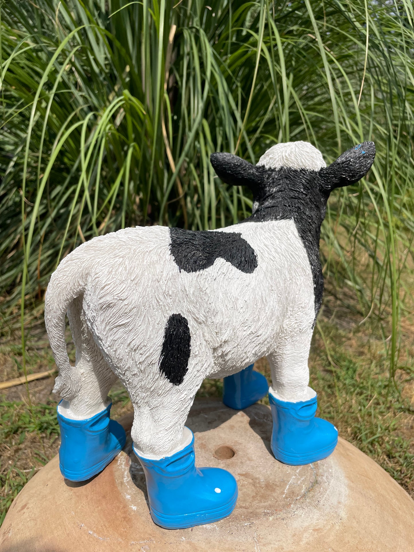 Kalfje laarsjes, boerderij, tuin, Blauw 30cm
