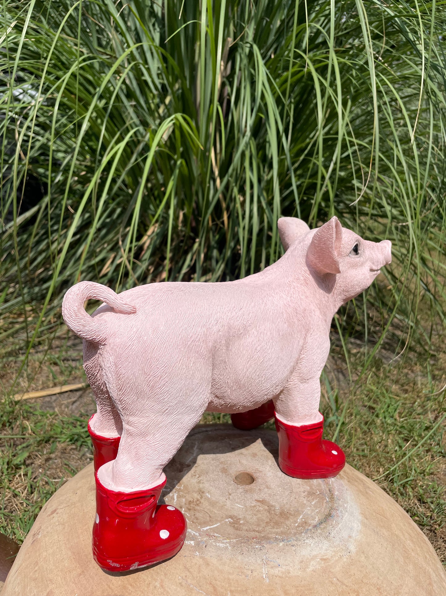 Varken laarsjes staand, kinder, babykamer Rood 35cm