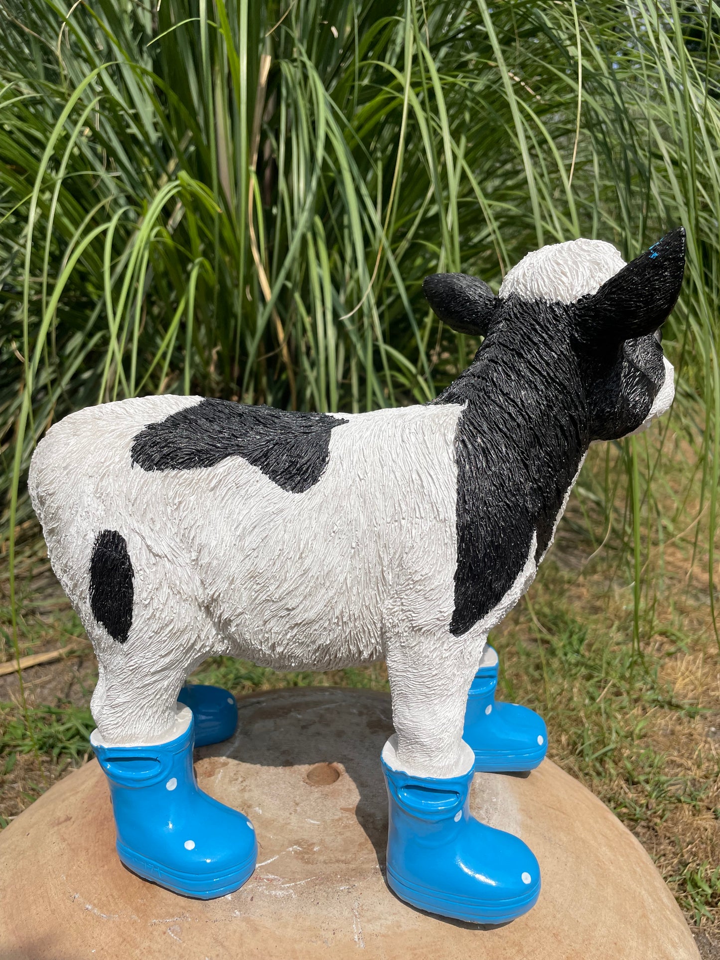 Kalfje laarsjes, boerderij, tuin, Blauw 30cm