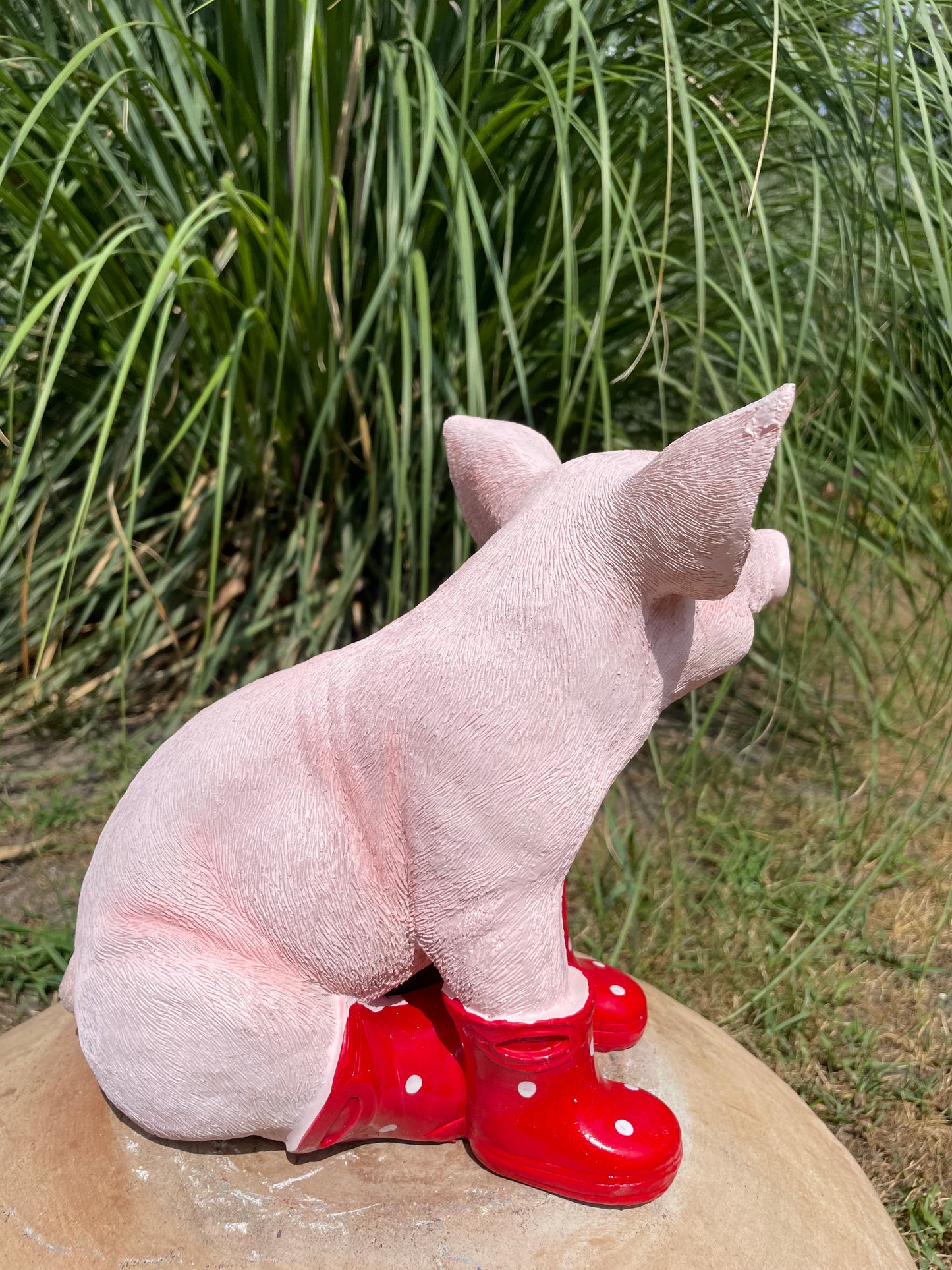 Varken laarsjes zittend, kinder, babykamer Rood 25cm