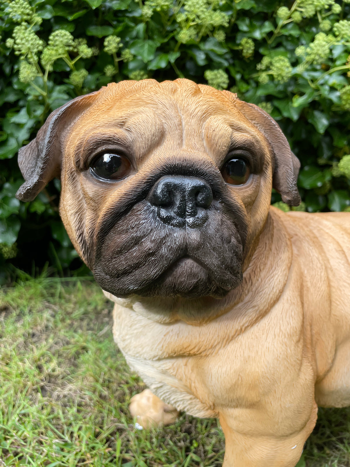 Mops hondje staand 50cm