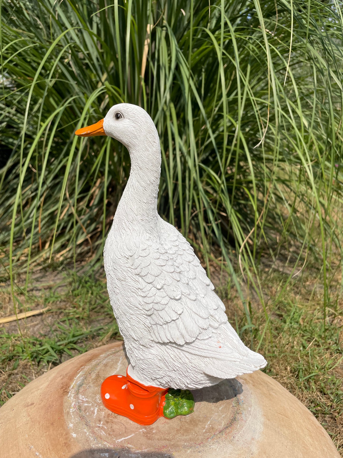 Gans laarsjes, kinder, babykamer Oranje 30cm