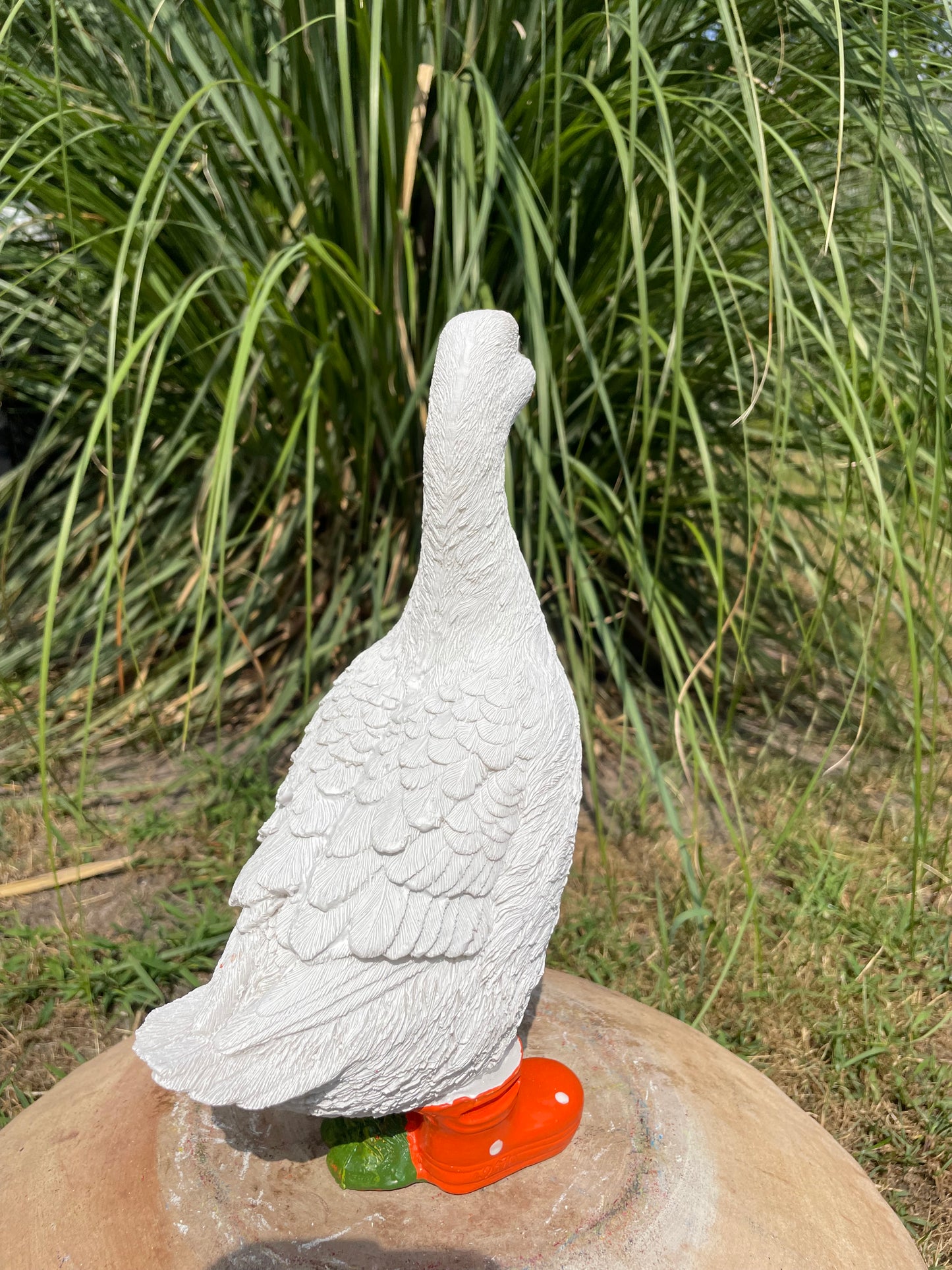 Gans laarsjes, kinder, babykamer Oranje 30cm