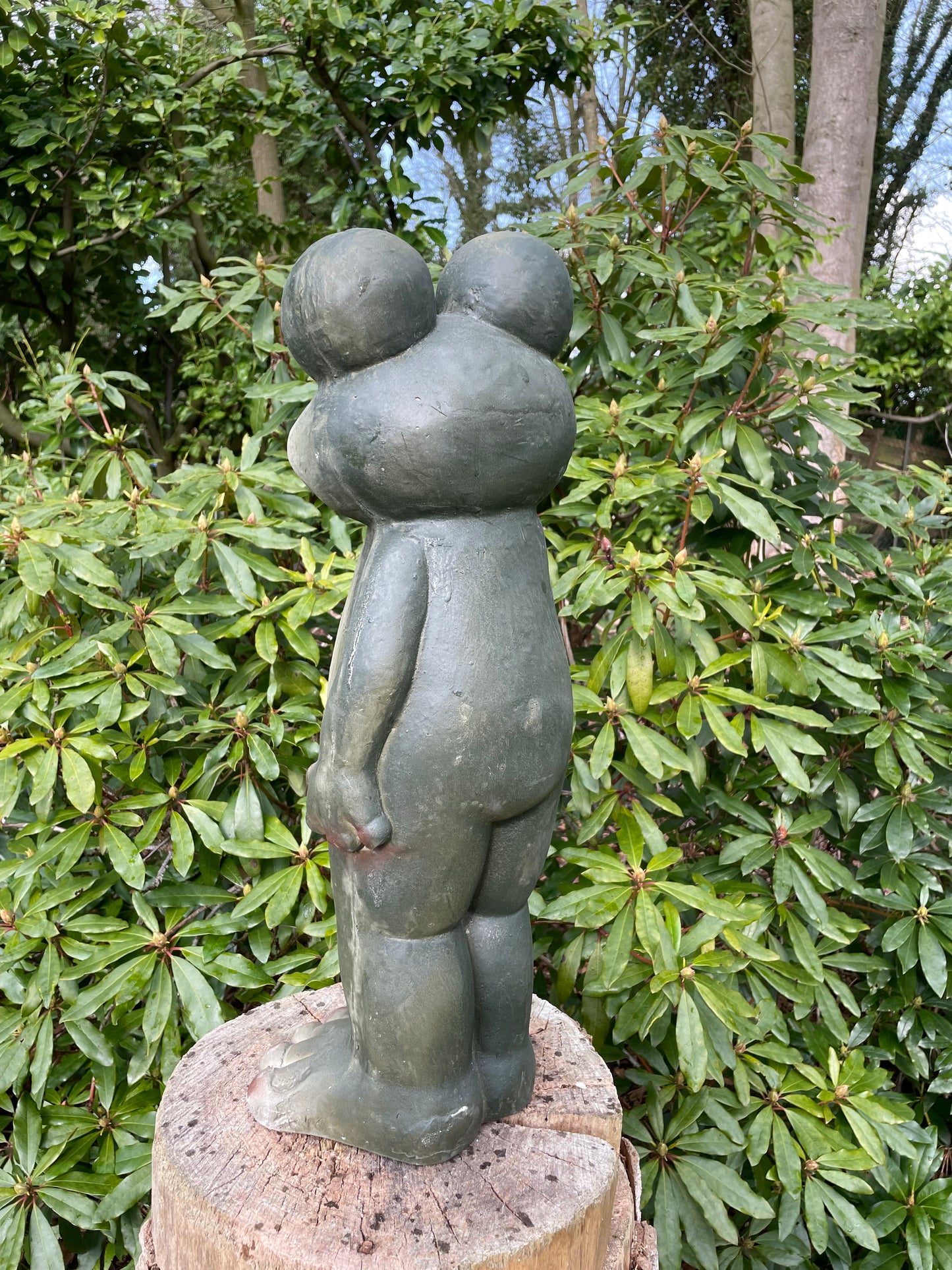 Beeld kikker, tuin, zen, zwembad, vijver yoga 60cm