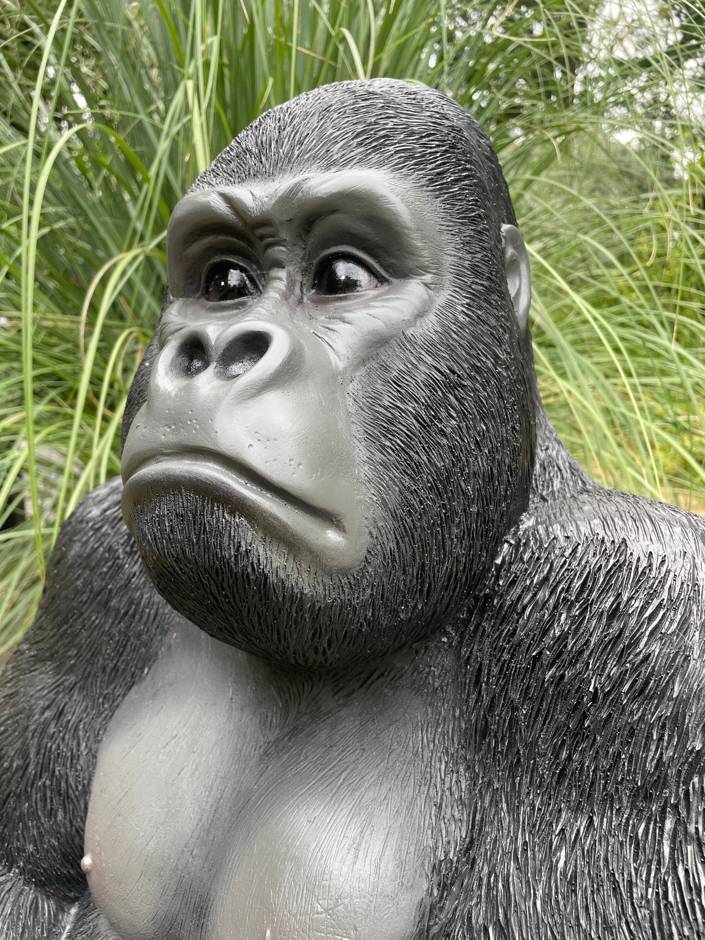 Beeld aap, gorilla, tuin, zwembad, vijver 80cm