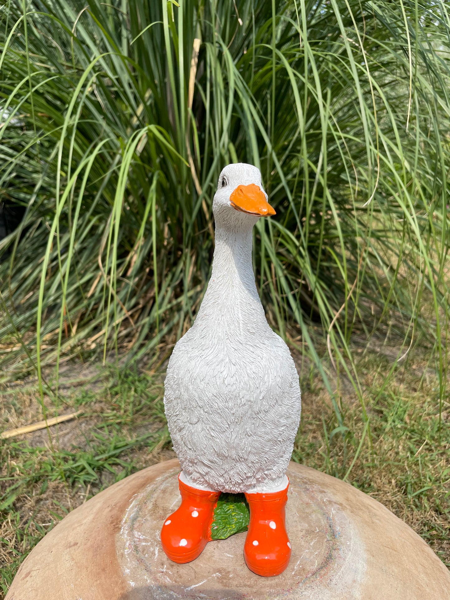 Gans laarsjes, kinder, babykamer Oranje 30cm