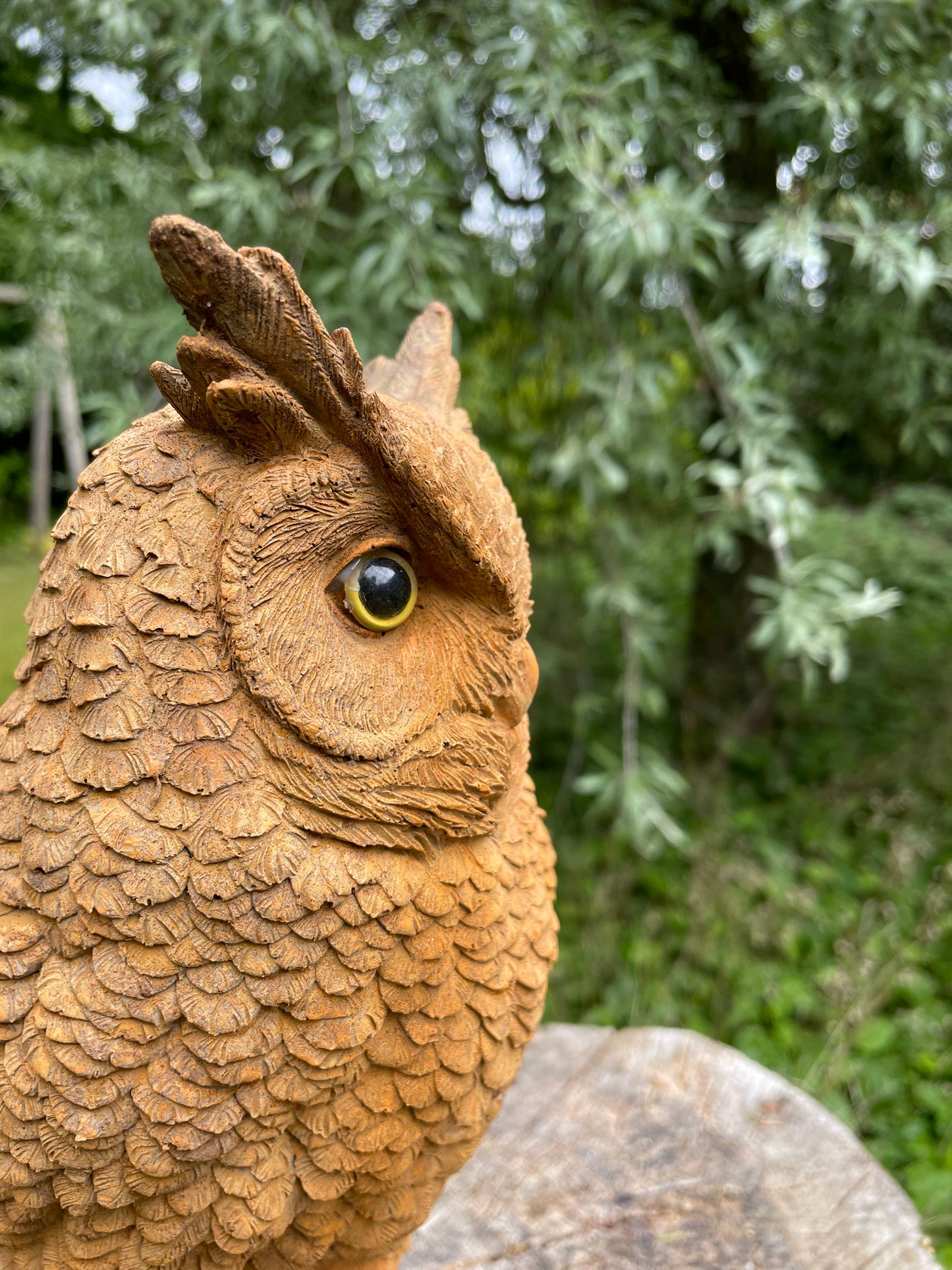 Beeld Bruine uil, tuin, dieren, vogels 30cm