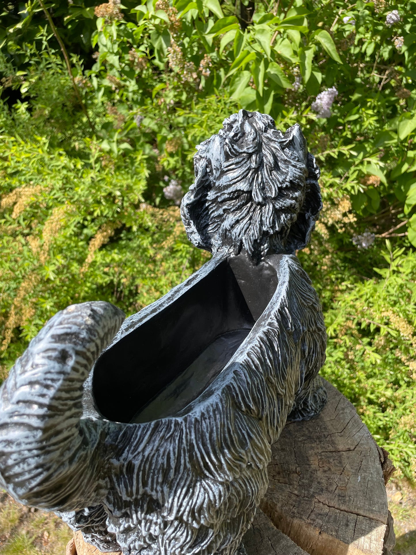 hond poedel plantenbak, tuin, gazon  45cm