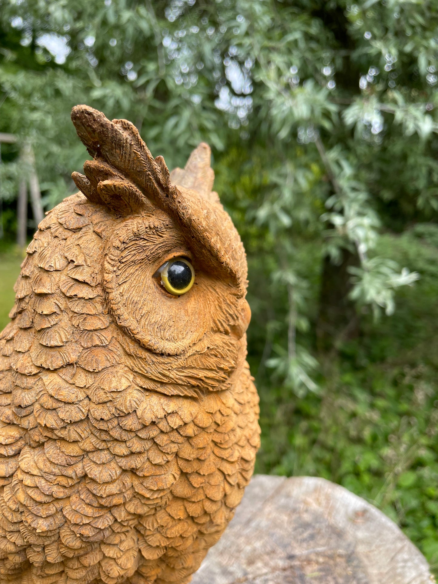 Beeld Bruine uil, tuin, dieren, vogels 30cm