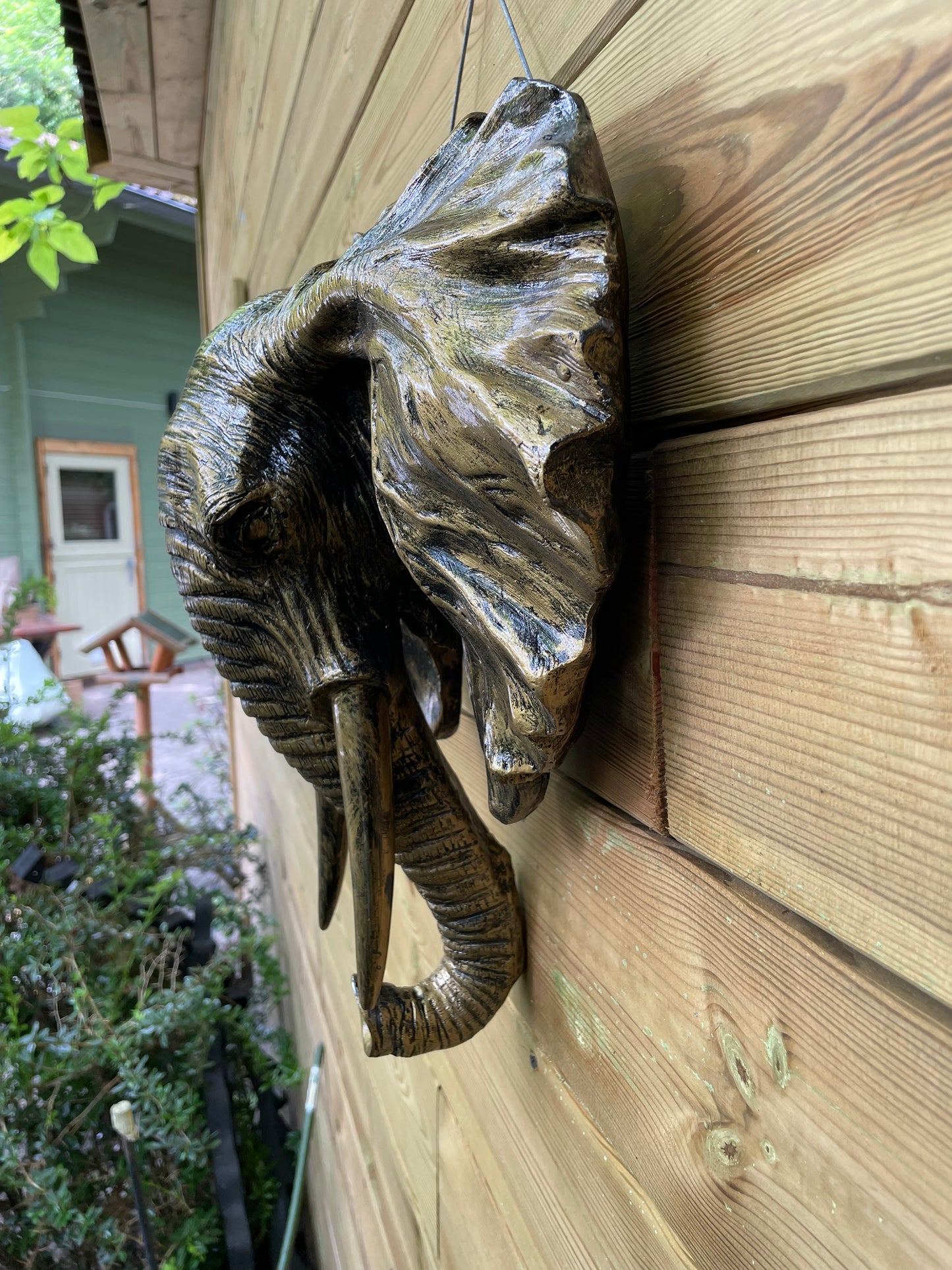 Beeld schild wand olifant tuin, dieren, dierentuin 30cm