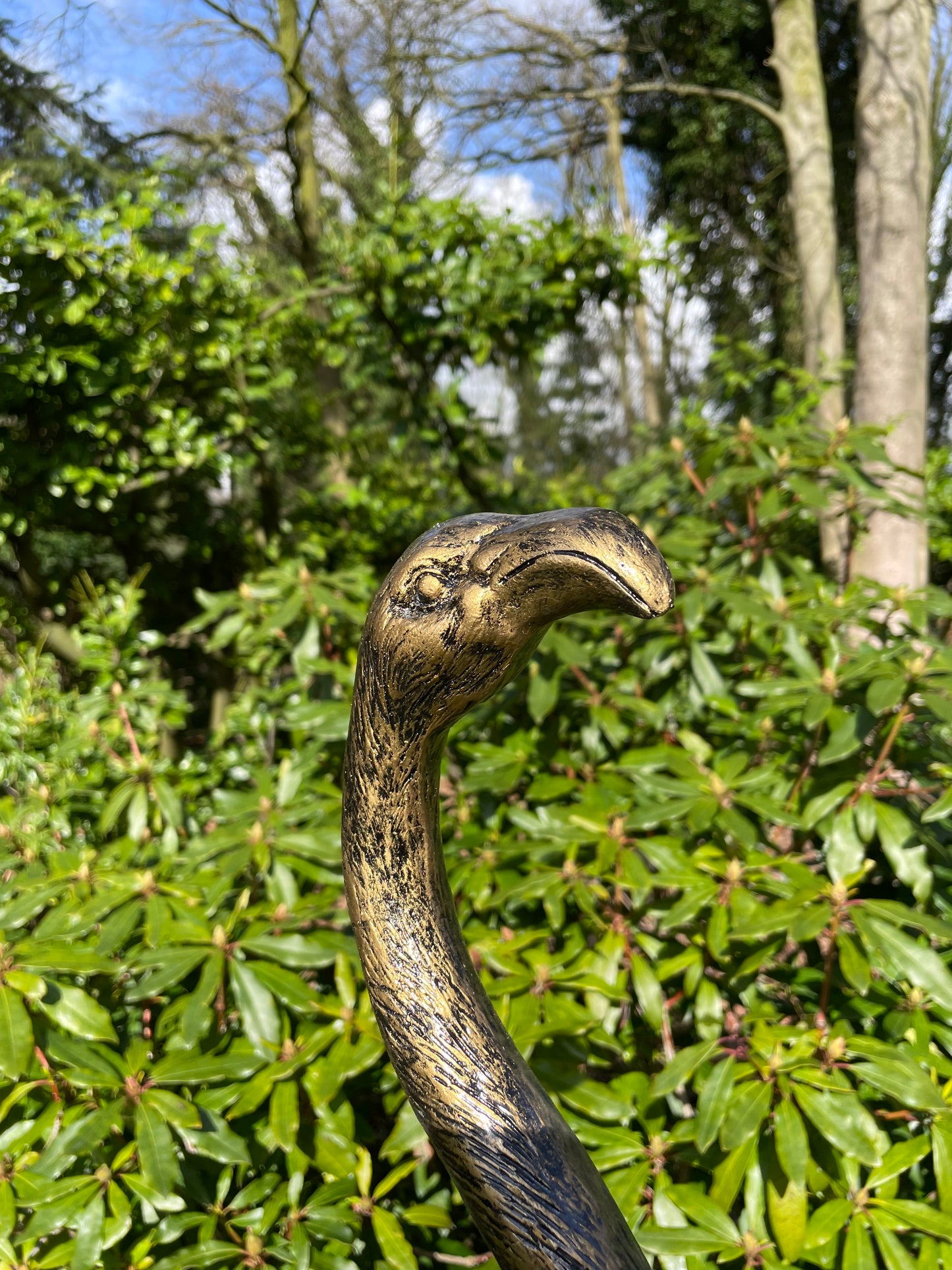 (Tuin)Beeld flamingo, tuin, zwembad, vijver 70cm