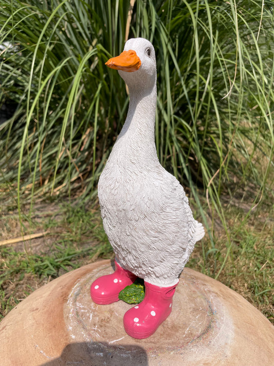 Gans laarsjes, kinder, babykamer Fuchsia 30cm
