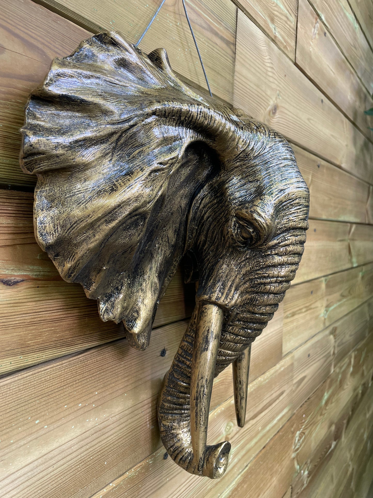 Beeld schild wand olifant tuin, dieren, dierentuin 30cm